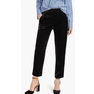 J.Crew Velvet Easy Pant Navy Blue